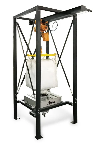 SS-TK Big Bag Entladestation Vakuumförderer Materialversorgung Kunststoff SHINI Schweiz